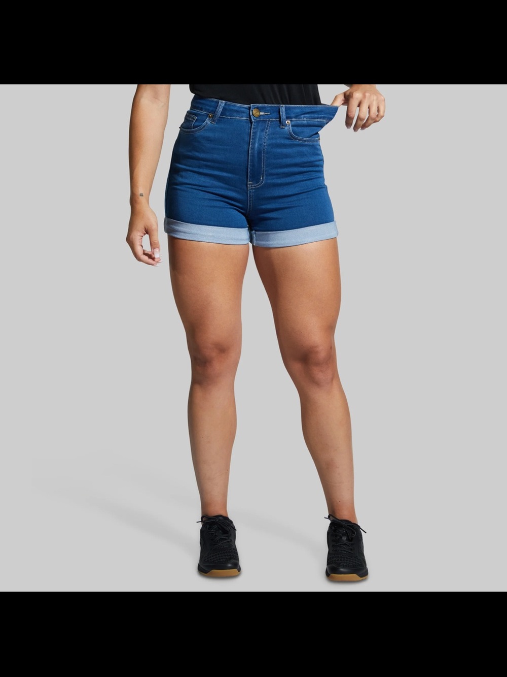 Born Primitive Flex Stretchy Mom Jean Shorts